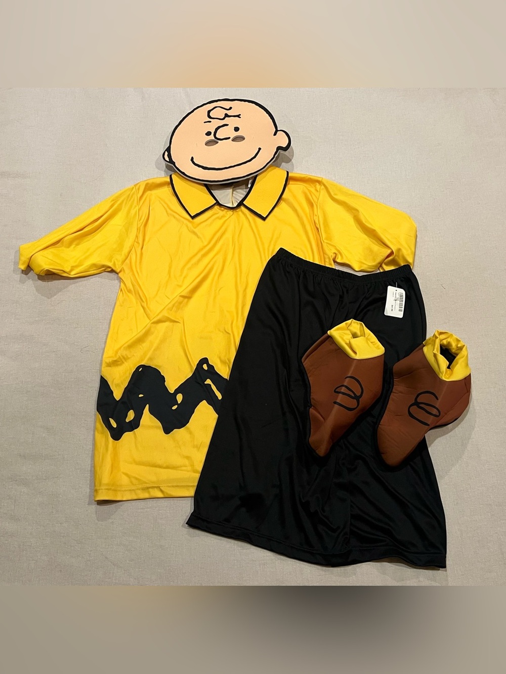 Charlie Brown Costume Peanuts Adult Rubies Size Large